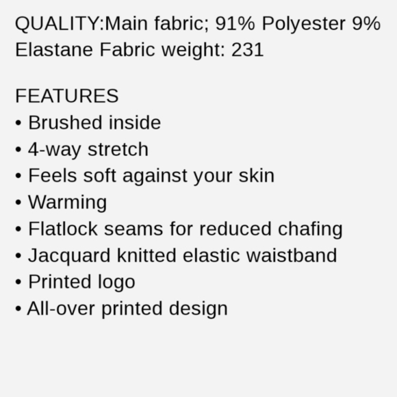 Kari Traa Womens Lune Pant See Measurements For Sz Base Layering Pink & Black - Picture 12 of 12